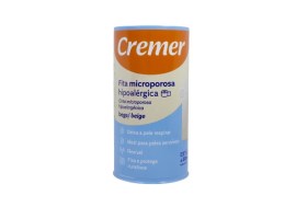 Fita Micropore Bege Hipoalérgica Para Pele Sensível - 10 Cm X 4,5 Metros - Cremer